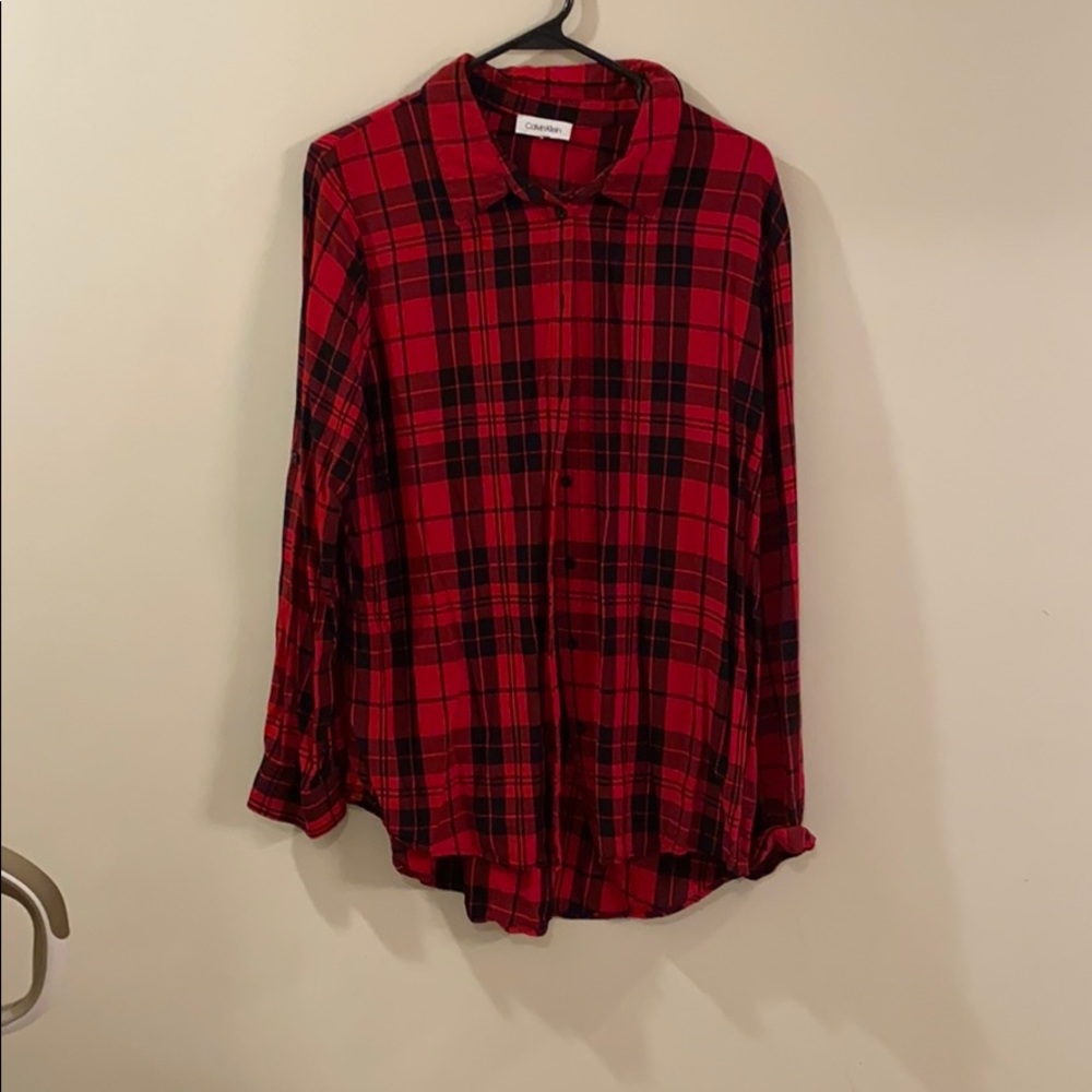 Ladies lightweight flannel shirt